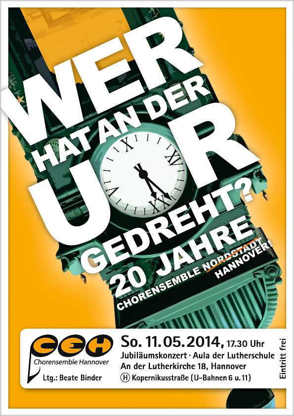 Zum Vergrößern bitte klicken! Jubiläumskonzert '20 Jahre CEN/CEH'